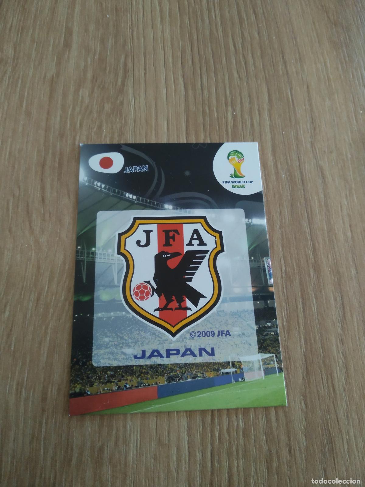 Cromos de F&uacute;tbol: ESCUDO LOGO JAPON CROMO FUTBOL PANINI ADRENALYN 2014 WORLD CUP COPA DEL MUNDO