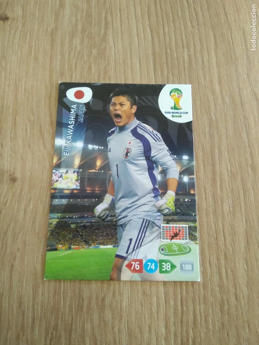 Cromos de F&uacute;tbol: EIJI KAWASHIMA JAPON CROMO FUTBOL PANINI ADRENALYN 2014 WORLD CUP COPA DEL MUNDO
