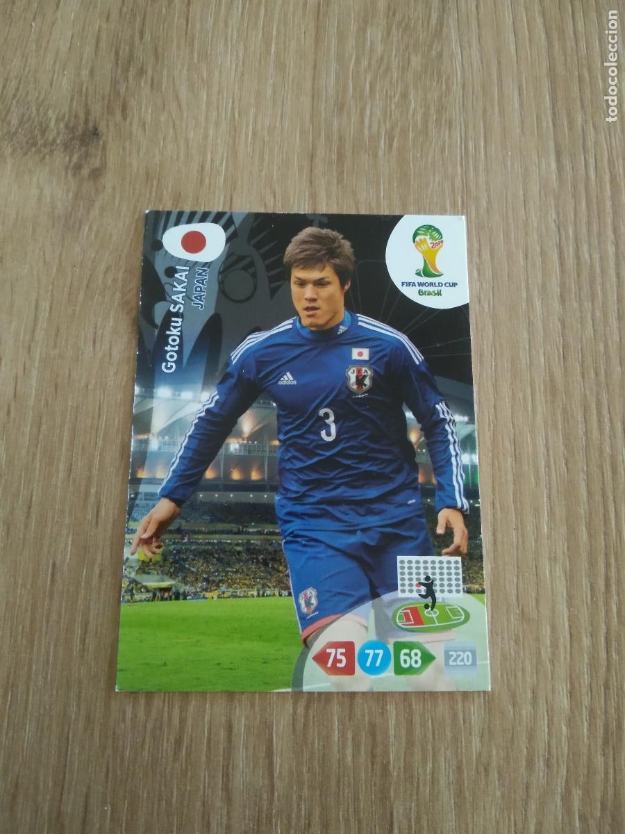 Cromos de F&uacute;tbol: GOTOKU SAKAI JAPON CROMO FUTBOL PANINI ADRENALYN 2014 WORLD CUP COPA DEL MUNDO