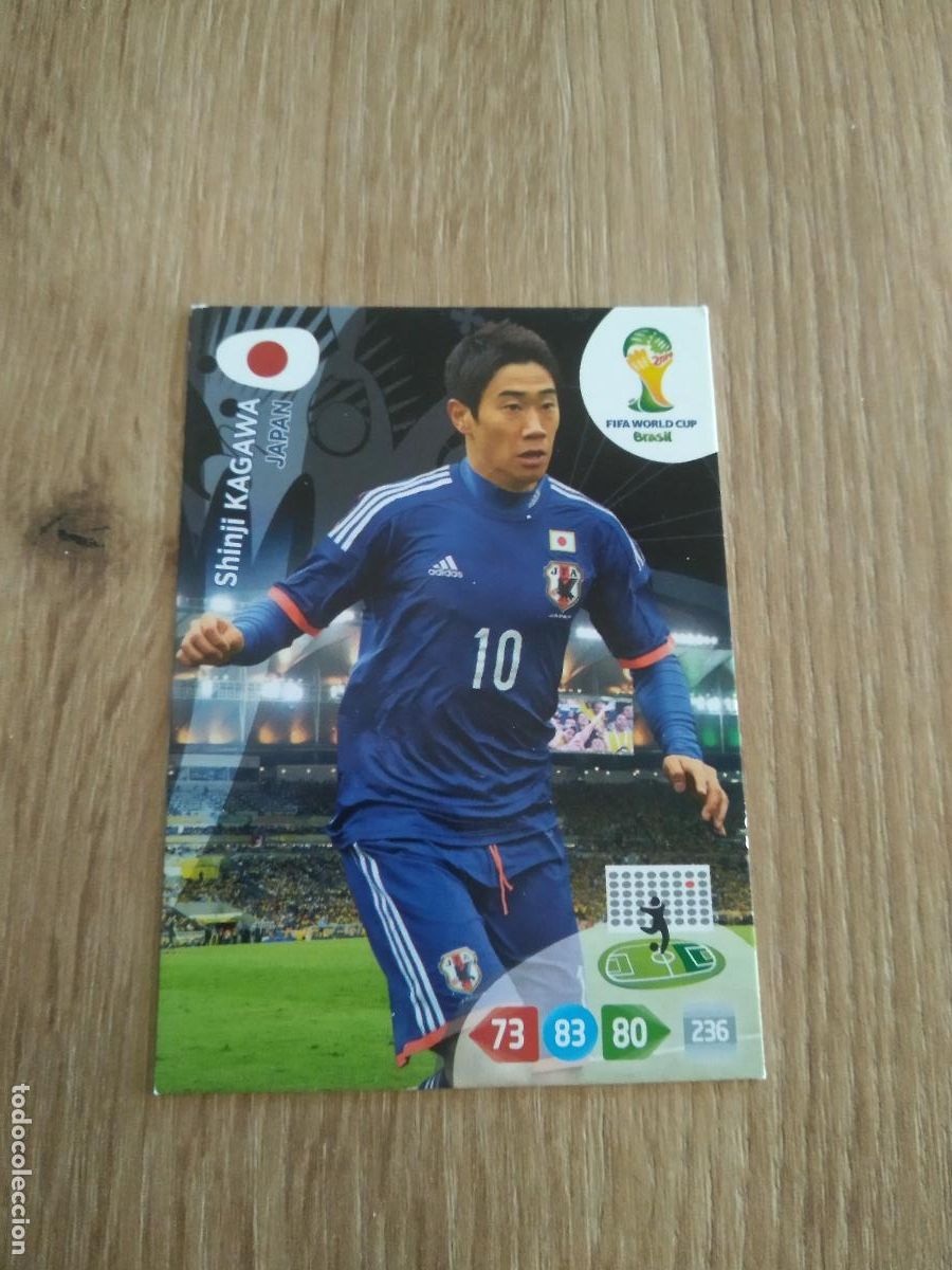 Cromos de F&uacute;tbol: SHINJI KAGAWA JAPON CROMO FUTBOL PANINI ADRENALYN 2014 WORLD CUP COPA DEL MUNDO