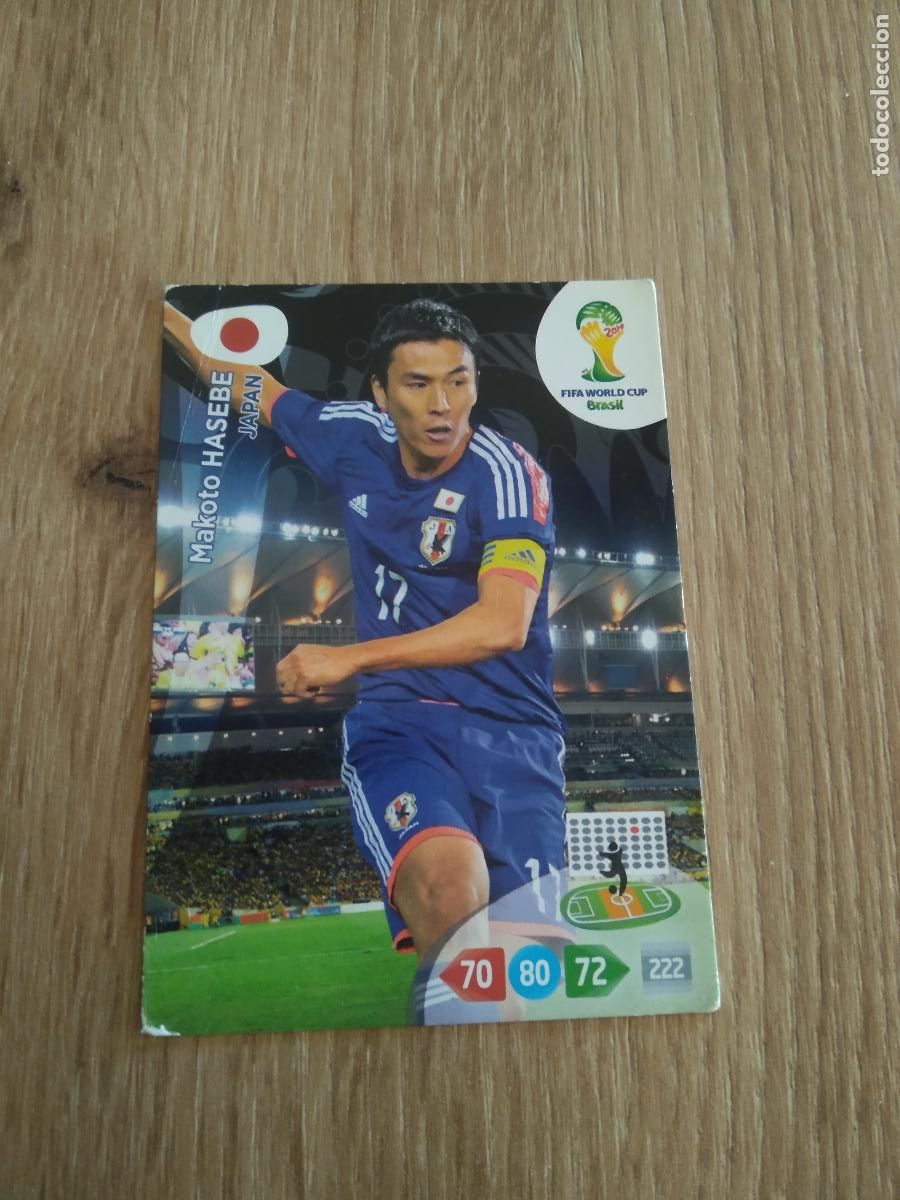 Cromos de F&uacute;tbol: MAKOTO HASEBE JAPON CROMO FUTBOL PANINI ADRENALYN 2014 WORLD CUP COPA DEL MUNDO