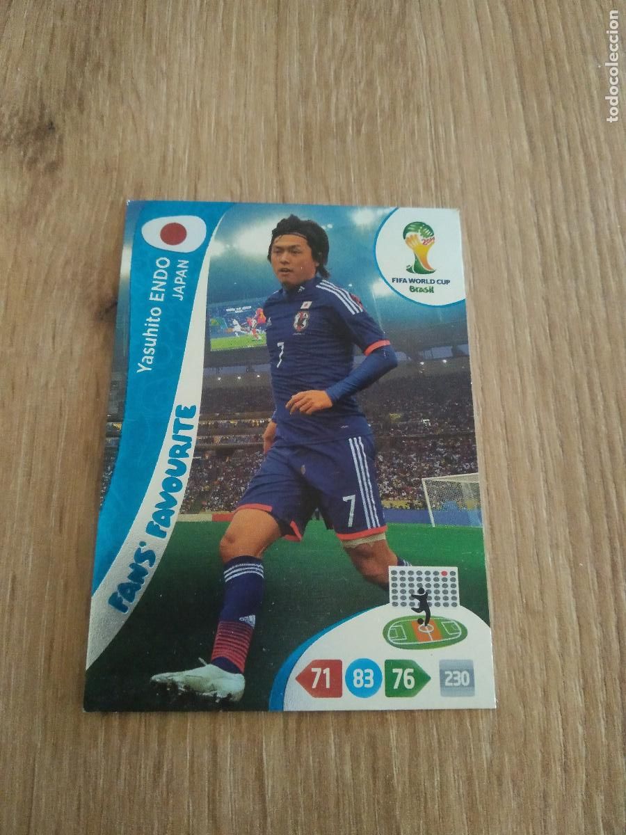 Cromos de F&uacute;tbol: YASUHITO ENDO JAPON CROMO FUTBOL PANINI ADRENALYN 2014 WORLD CUP COPA DEL MUNDO