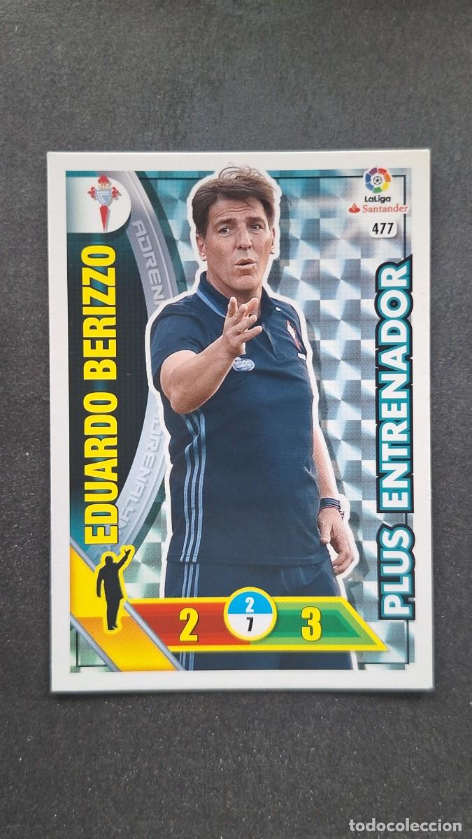 Cromos de F&uacute;tbol: L1 BERIZZO CELTA DE VIGO 477 PLUS ENTRENADOR PANINI ADRENALYN XL LIGA 2016/17 16 17