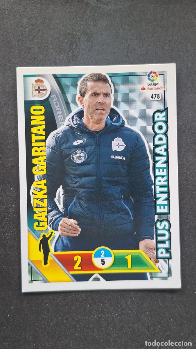 Cromos de F&uacute;tbol: L1 GARITANO DEPORTIVO DE LA CORU&Ntilde;A 478 PLUS ENTRENADOR PANINI ADRENALYN XL LIGA 2016/17 16 17
