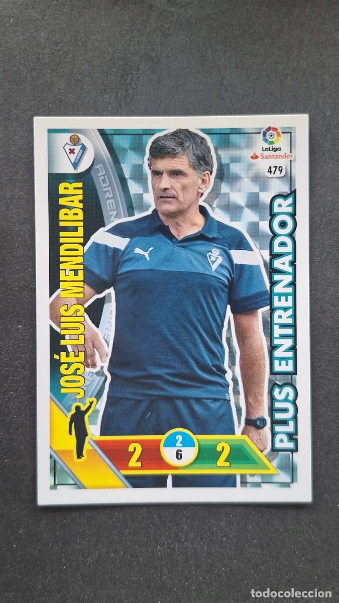 Cromos de F&uacute;tbol: L1 MENDILIBAR S. D. EIBAR 479 PLUS ENTRENADOR PANINI ADRENALYN XL LIGA 2016/17 16 17