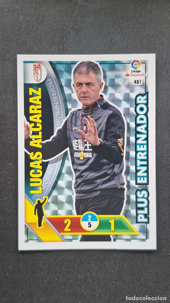 Cromos de F&uacute;tbol: L1 LUCAS ALCARAZ GRANADA C. F. 481 PLUS ENTRENADOR PANINI ADRENALYN XL LIGA 2016/17 16 17