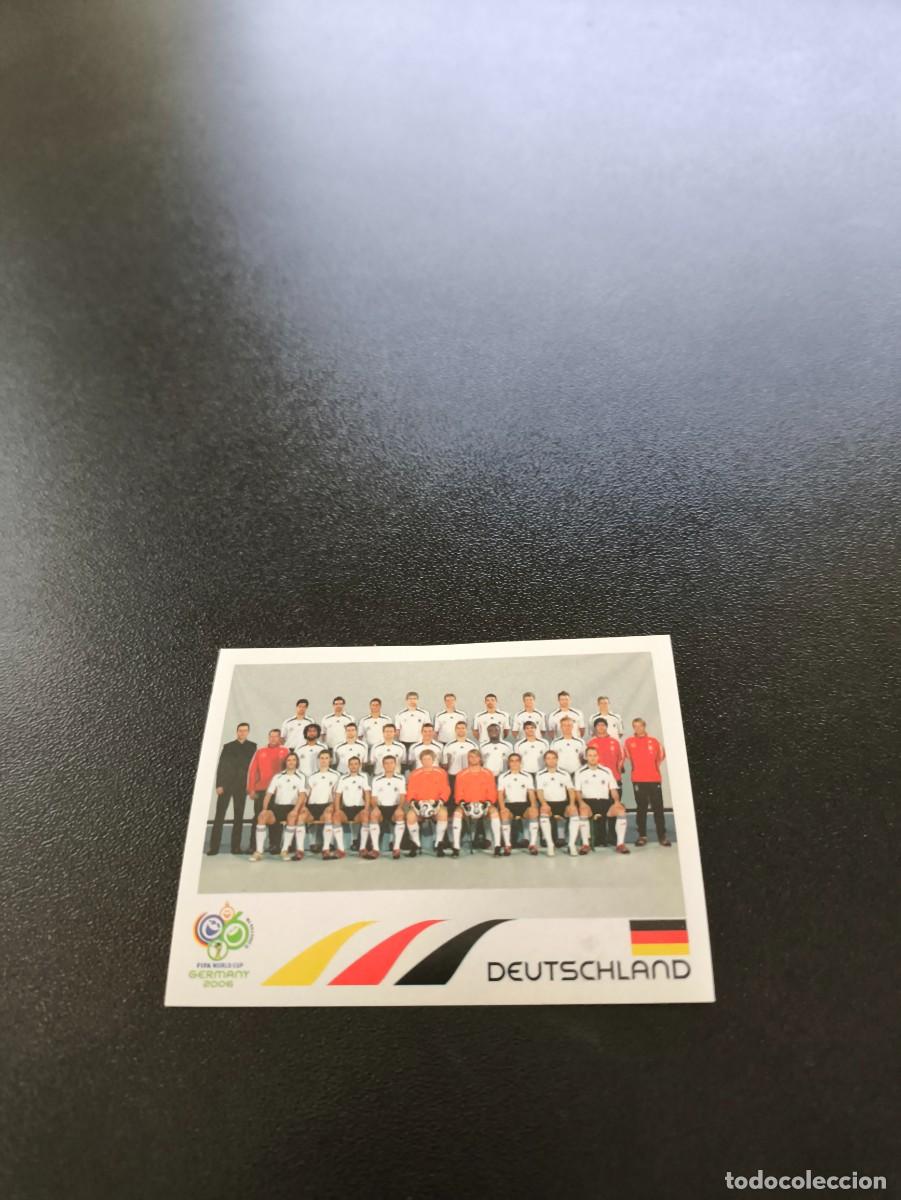 Fu&szlig;ball-Sticker: 17 EQUIPO TEAM ALEMANIA GERMANY SIN PEGAR PANINI FIFA WORLD CUP MUNDIAL ALEMANIA 2006