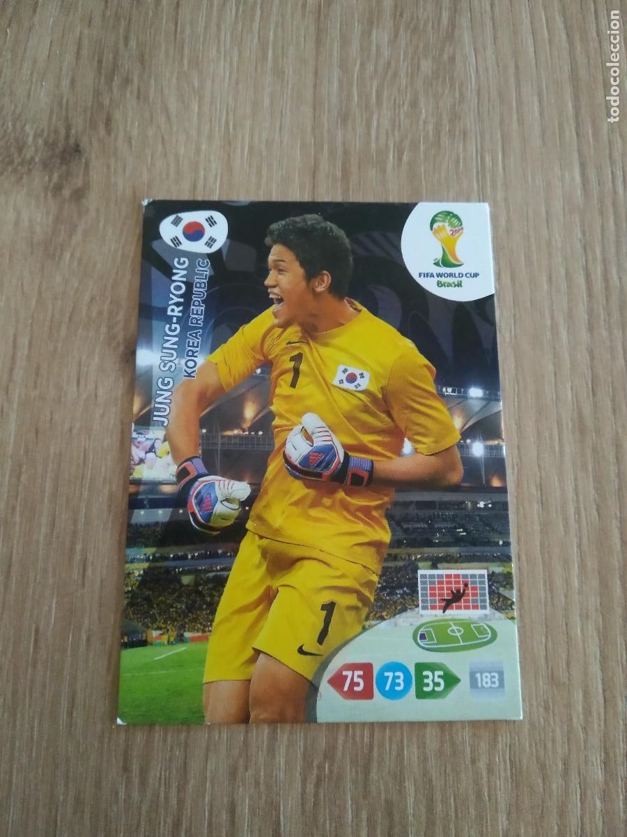 Fu&szlig;ball-Sticker: JUNG SUNG-RYONG KOREA CROMO FUTBOL PANINI ADRENALYN 2014 WORLD CUP COPA DEL MUNDO