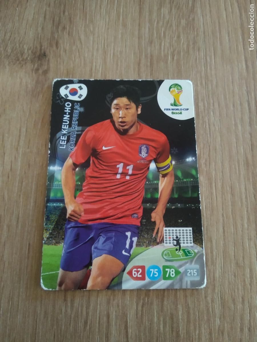 Cromos de F&uacute;tbol: LEE KEUN-HO KOREA CROMO FUTBOL PANINI ADRENALYN 2014 WORLD CUP COPA DEL MUNDO