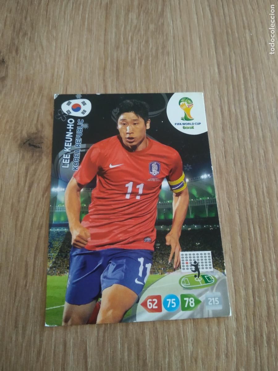 Cromos de F&uacute;tbol: LEE KEUN-HO KOREA CROMO FUTBOL PANINI ADRENALYN 2014 WORLD CUP COPA DEL MUNDO