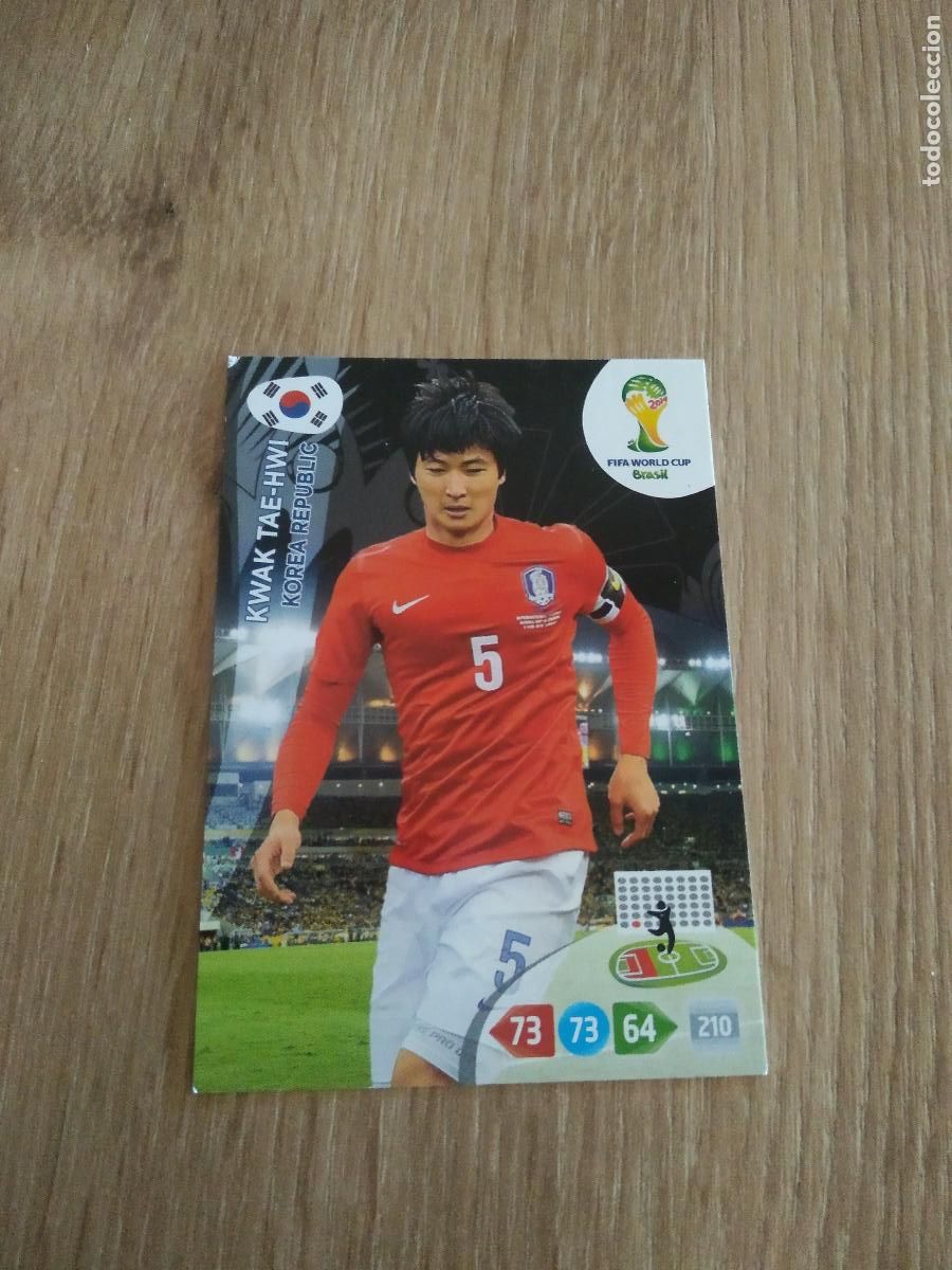 Cromos de F&uacute;tbol: KWAK TAE-HWI KOREA CROMO FUTBOL PANINI ADRENALYN 2014 WORLD CUP COPA DEL MUNDO