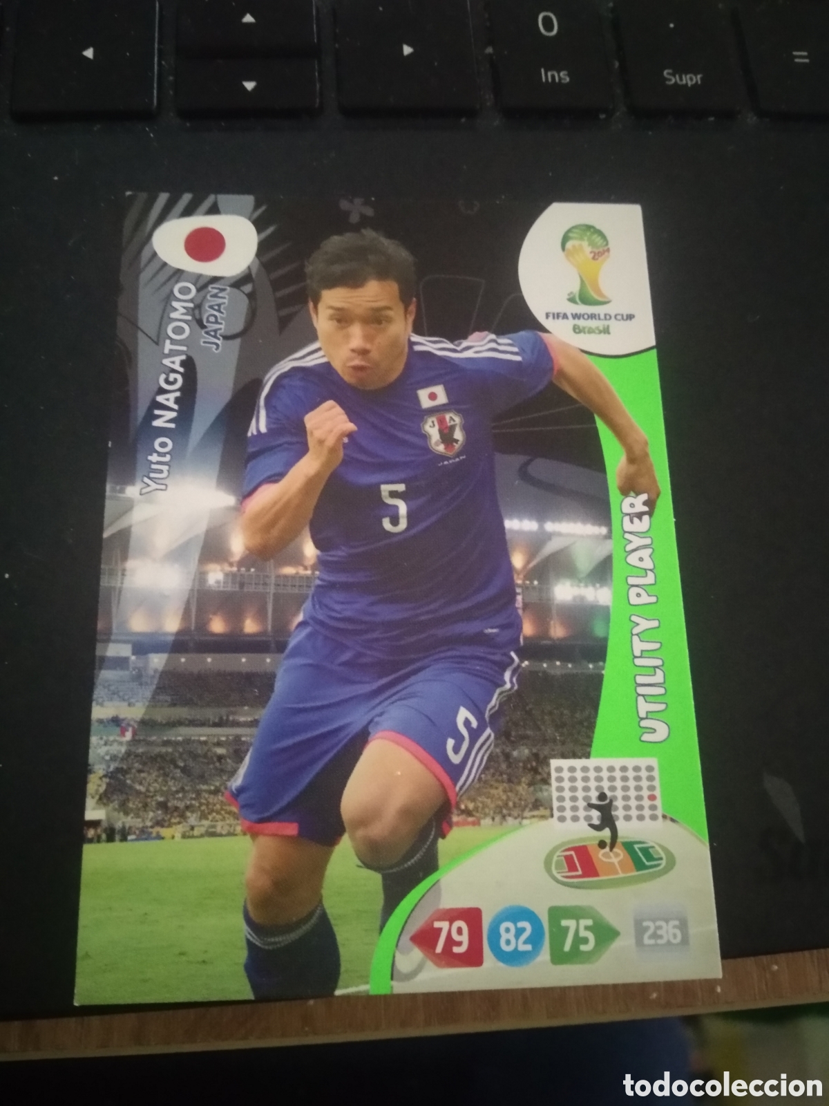 Cromos de F&uacute;tbol: YUTO NAGATOMO JAPON CROMO FUTBOL PANINI ADRENALYN 2014 WORLD CUP COPA DEL MUNDO