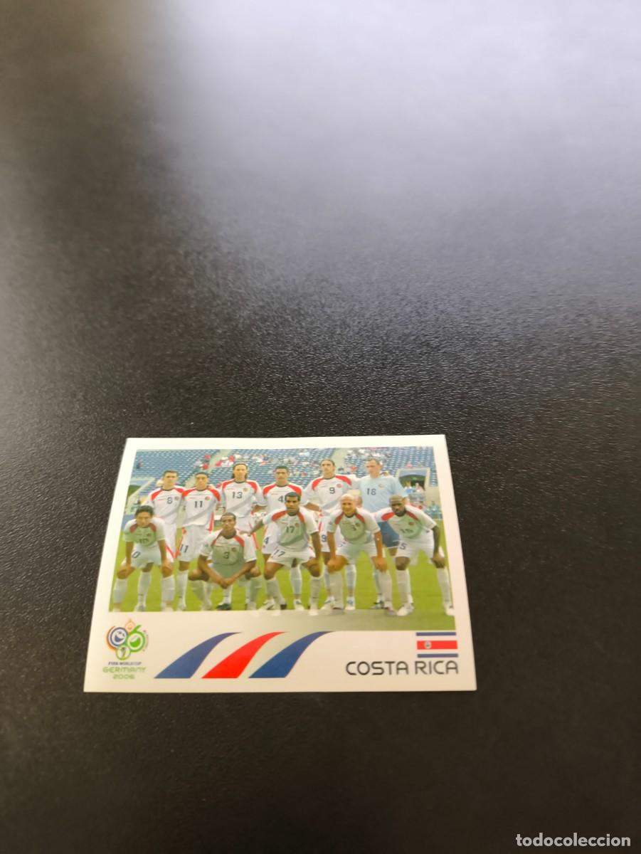 Cromos de F&uacute;tbol: 36 EQUIPO TEAM COSTA RICA SIN PEGAR PANINI FIFA WORLD CUP MUNDIAL ALEMANIA 2006