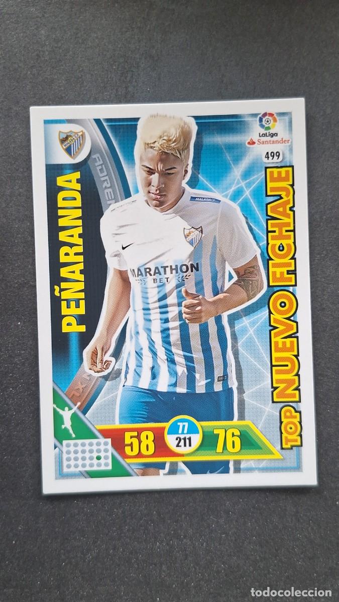Figurine di Calcio: L1 PE&Ntilde;ARANDA MALAGA C. F. 499 TOP NUEVO FICHAJE PANINI ADRENALYN XL LIGA 2016/17 16 17