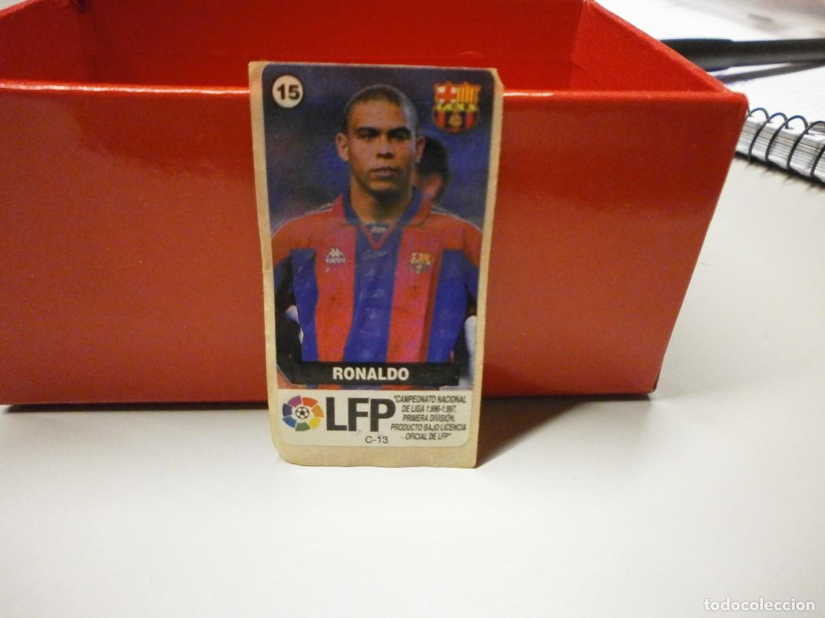 Cromos de Futebol: cromo chicles vidal liga 96 97 f.c barcelona ronaldo