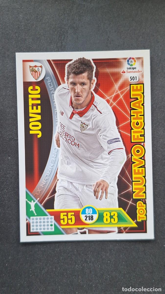 Figurine di Calcio: L1 JOVETIC SEVILLA F. C. 501 TOP NUEVO FICHAJE PANINI ADRENALYN XL LIGA 2016/17 16 17