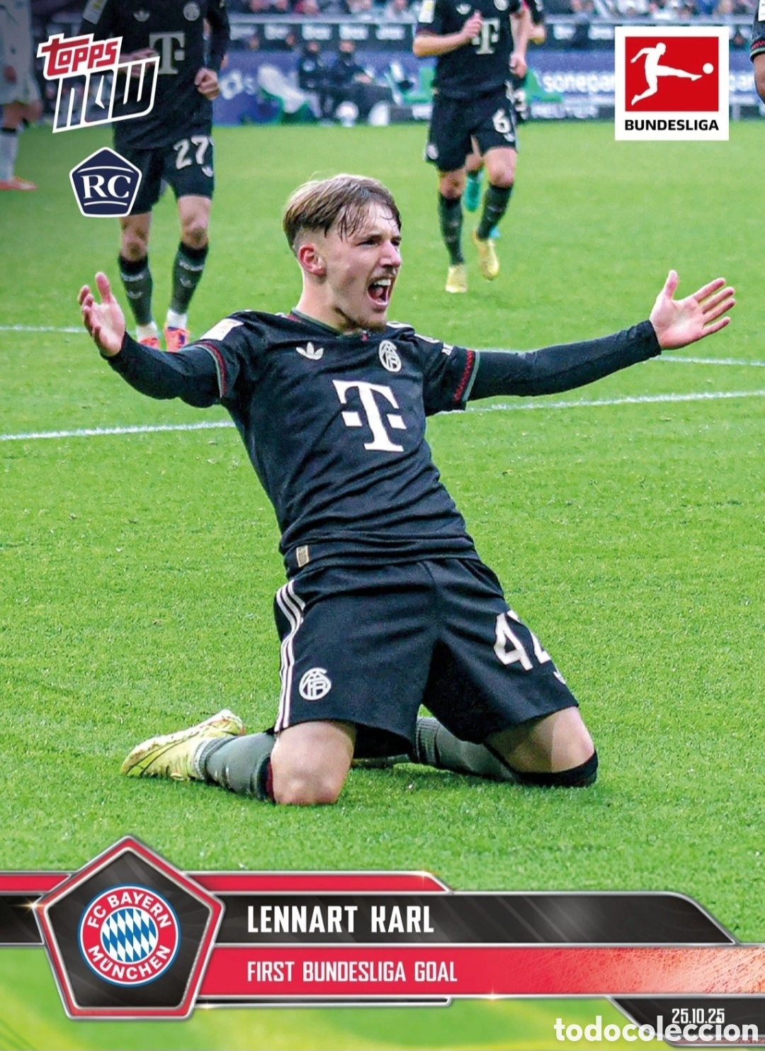 Cromos de F&uacute;tbol: Lennart Karl RC Rookie - 2025-26 Bundesliga Topps Now - #50
