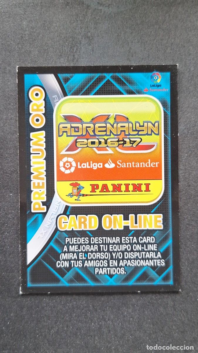 Cromos de F&uacute;tbol: L1 CARD ON LINE PREMIUM ORO PANINI ADRENALYN XL LIGA 2016/17 16 17