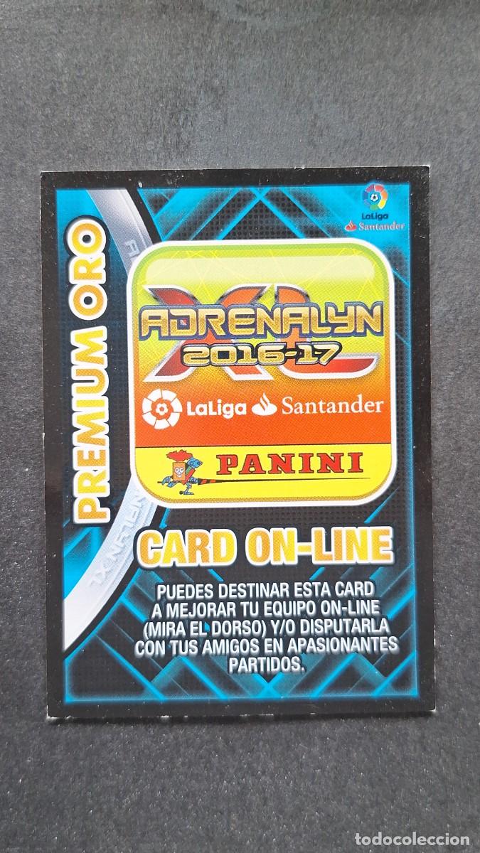 Cromos de F&uacute;tbol: L1 CARD ON LINE PREMIUM ORO PANINI ADRENALYN XL LIGA 2016/17 16 17