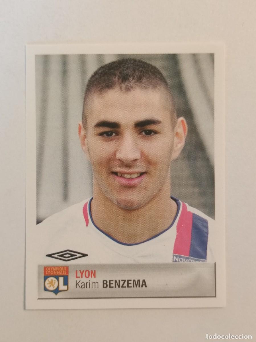 Cromos de F&uacute;tbol: #180 KARIM BENZEMA (OLYMPIQUE LYON) LIGUE 1 FOOT 2007 PANINI