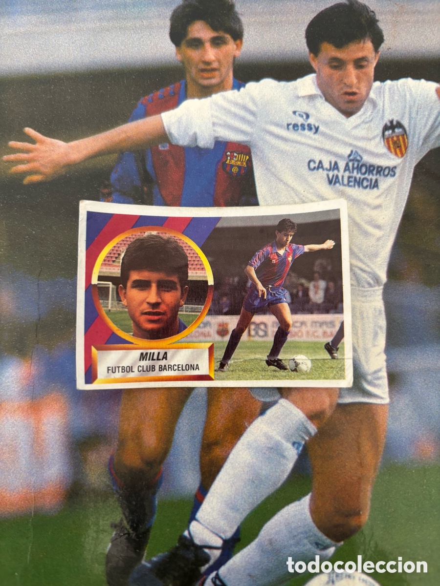 Cromos de Futebol: MILLA COLOCA BARCELONA LIGA ESTE 88 89 DESPEGADO 1988 1989 MUY DIF&Iacute;CIL