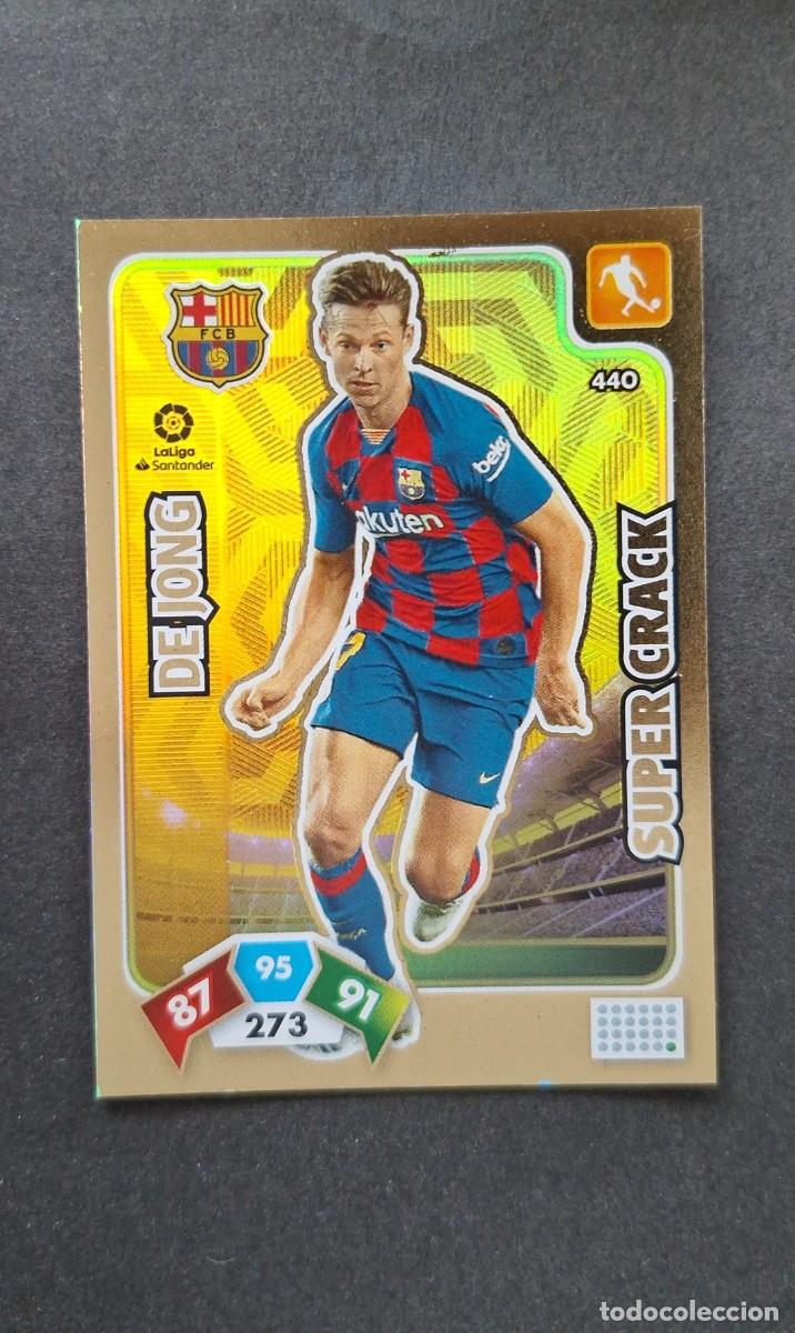 Cromos de F&uacute;tbol: L1 DE JONG F. C. BARCELONA 440 SUPER CRACK PANINI ADRENALYN XL LIGA 2019/20 19 20