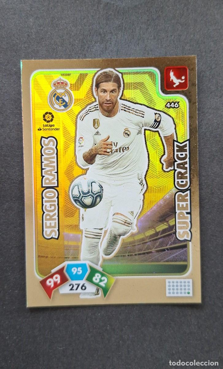 Cromos de F&uacute;tbol: L1 SERGIO RAMOS REAL MADRID 446 SUPER CRACK PANINI ADRENALYN XL LIGA 2019/20 19 20