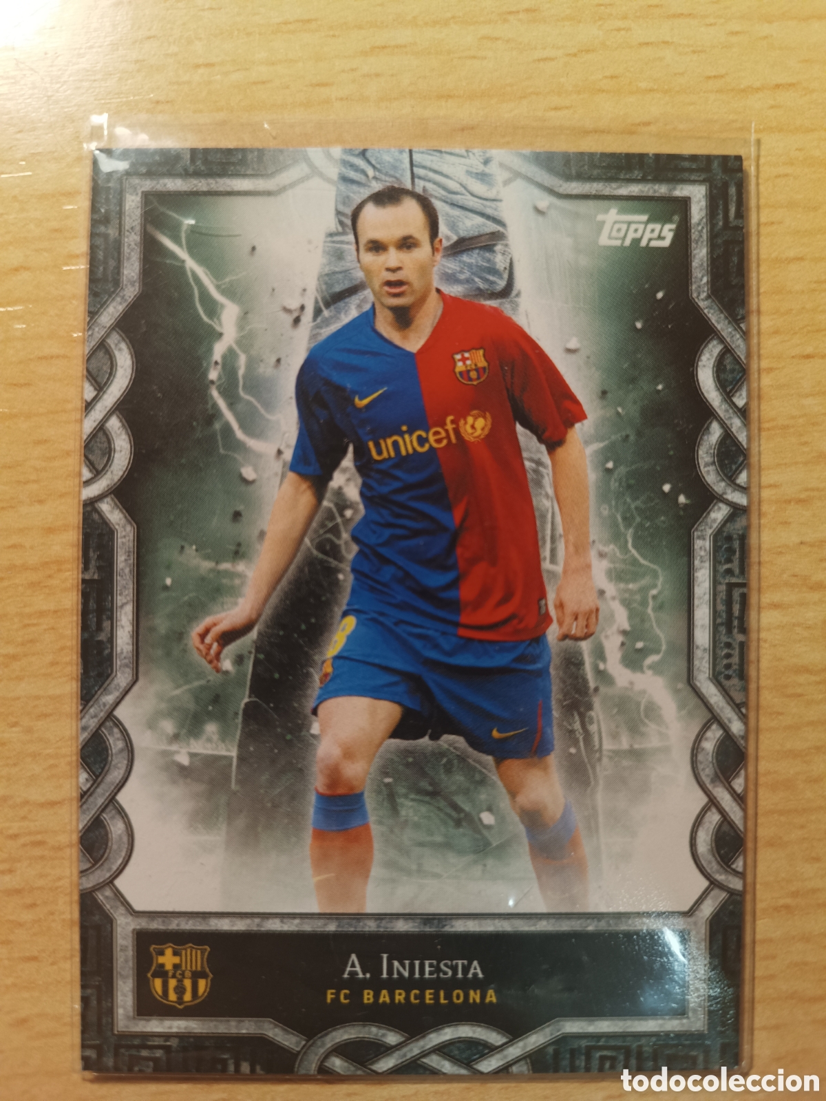 Cromos de Futebol: MO-4 ANDRES INIESTA FC BARCELONA FUTBOL TOPPS FC BARCELONA 2024 2025 FAN SET 24 25