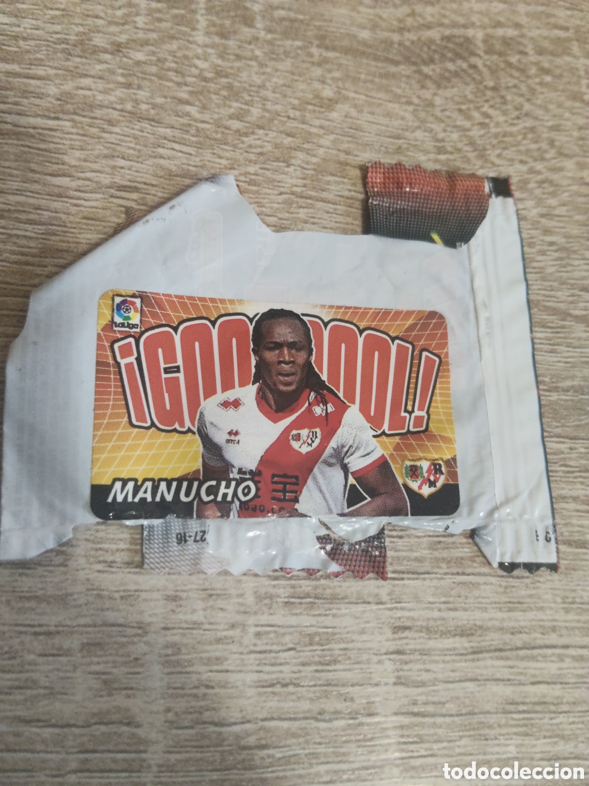 Cartes &agrave; collectionner de Football: Panini chicle liga 2015 2016 15 16 Manucho Rayo Vallecano