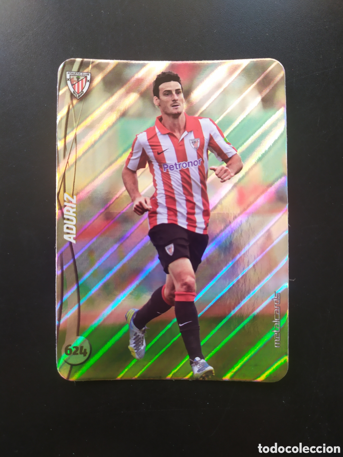 Cromos de Futebol: Mundicromo fichas Liga 2014 2015 14 15 Aduriz top brillo rayas n&deg; 624 Athletic Bilbao