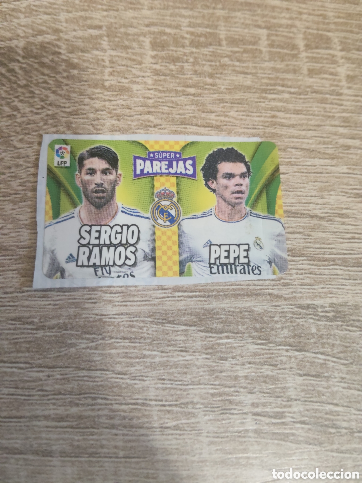 Cromos de F&uacute;tbol: Panini chicle liga 2014 2015 14 15 Sergio Ramos/Pepe Real Madrid