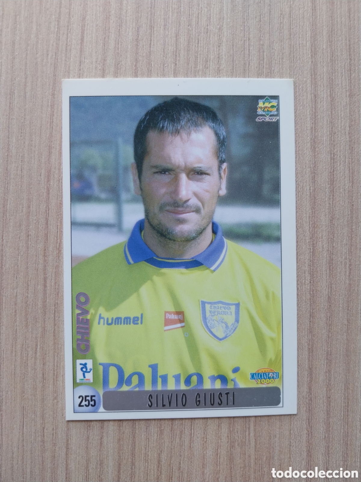 Cromos de Futebol: SILVIO GIUSTI FRANCESCO CAMPOLATTANO N&deg; 255 CALCIATORI 1999 2000 99 00 CHIEVO MUNDICROMO ITALIA