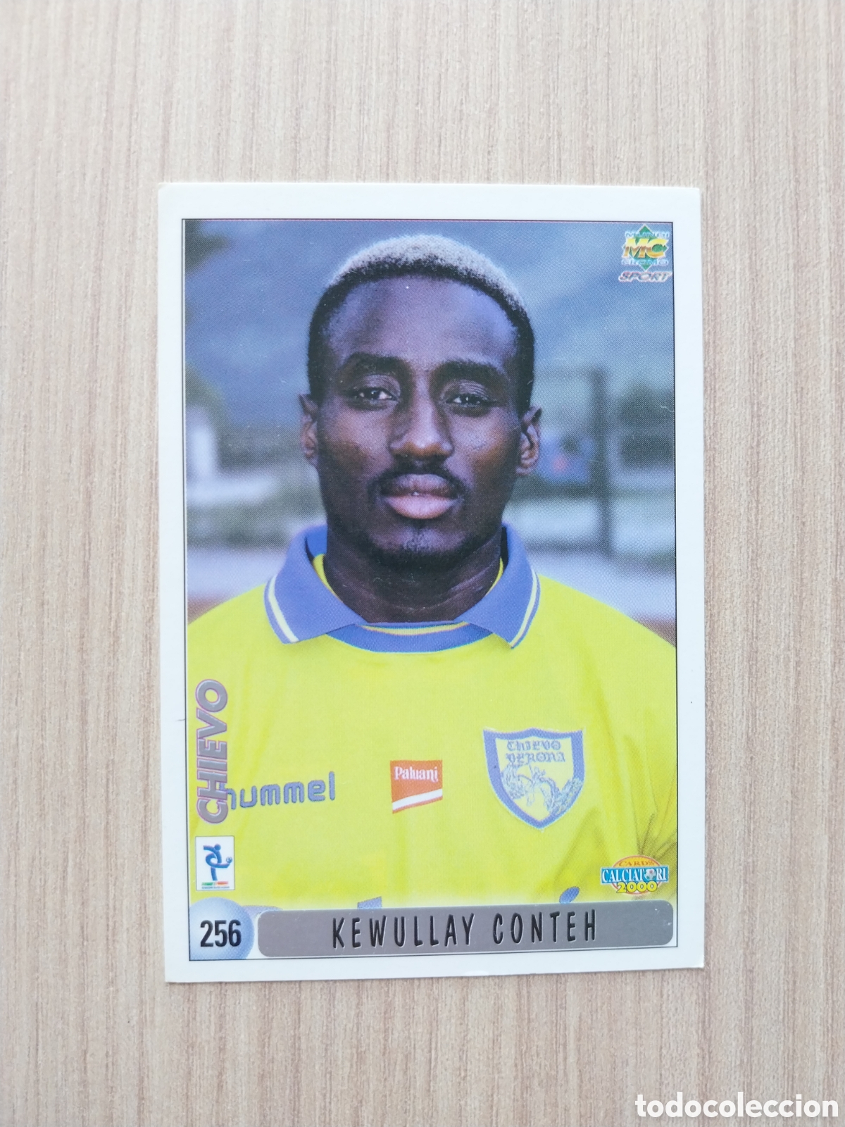 Cromos de Futebol: KEWULLAY CONTEH ANDREA GUERRA N&deg; 256 CALCIATORI 1999 2000 99 00 CHIEVO MUNDICROMO ITALIA F&Uacute;TBOL