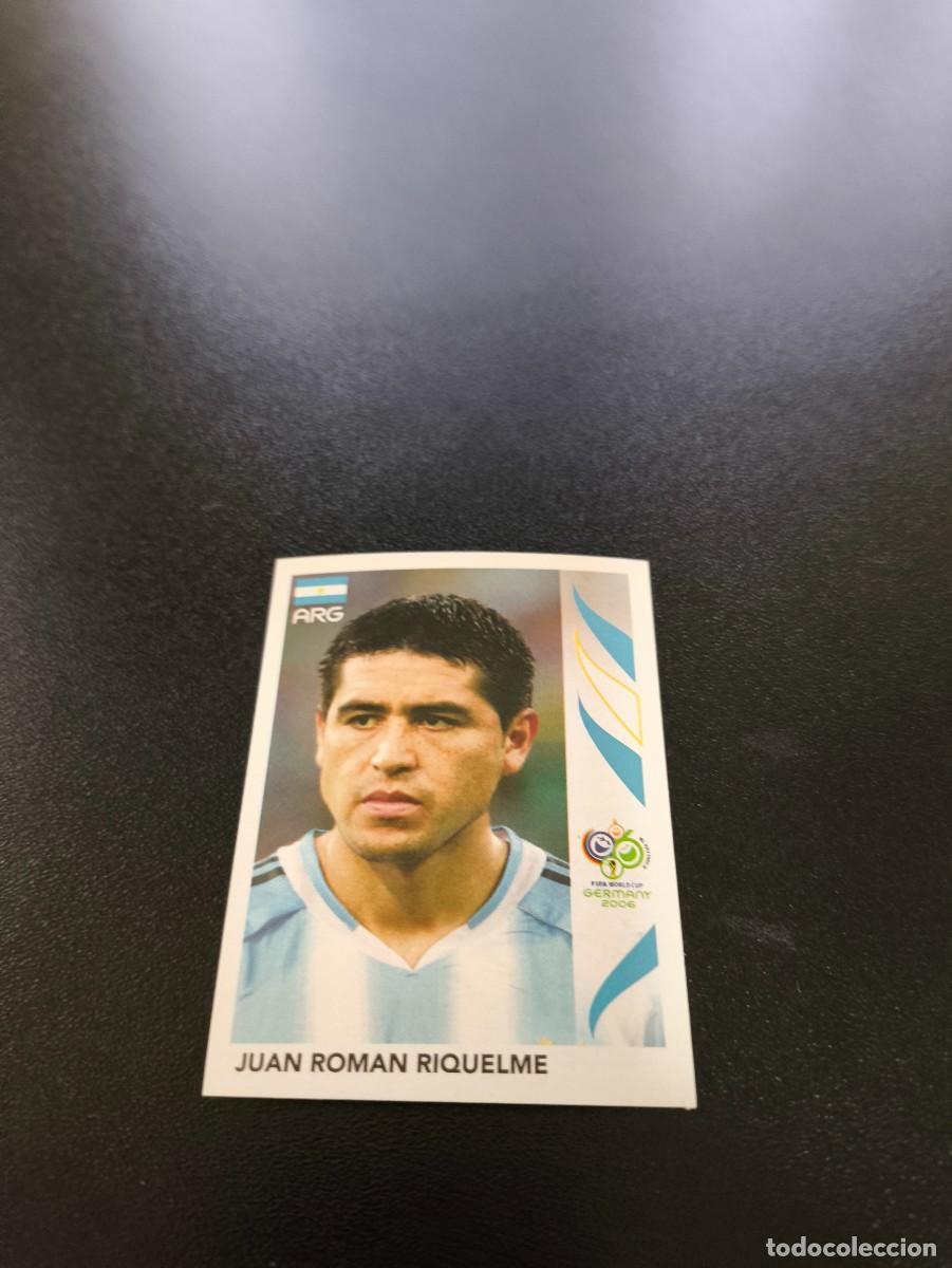 Cromos de F&uacute;tbol: 181 Juan Roman Riquelme ARGENTINA SIN PEGAR PANINI FIFA WORLD CUP MUNDIAL ALEMANIA 2006