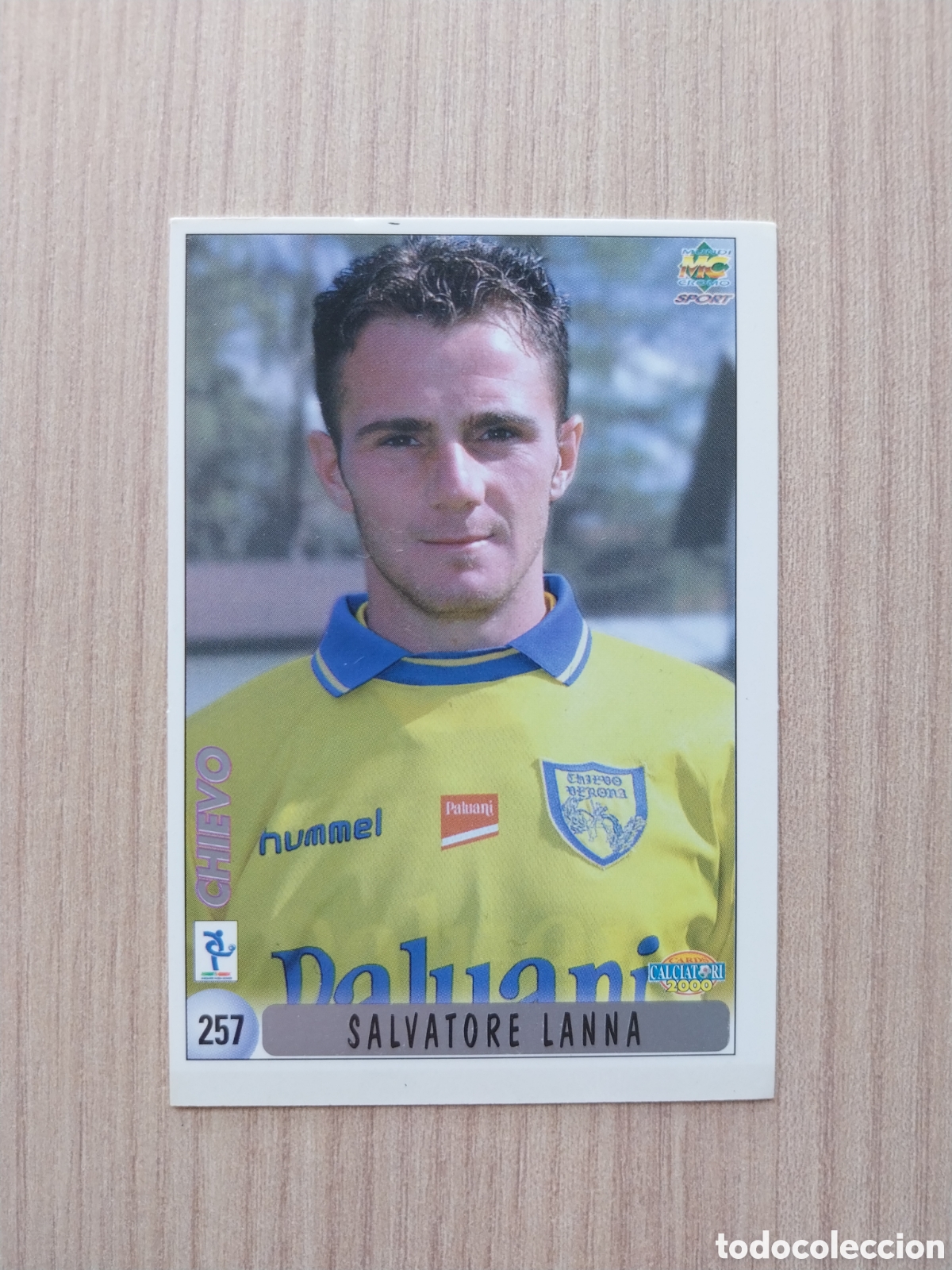 Cromos de F&uacute;tbol: SALVATORE LANNA EUGENIO CORINI N&deg; 257 CALCIATORI 1999 2000 99 00 CHIEVO MUNDICROMO ITALIA F&Uacute;TBOL