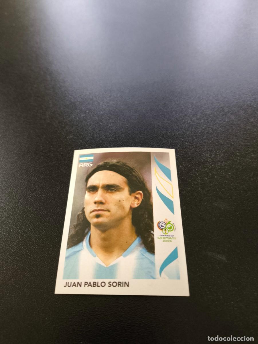 Cromos de F&uacute;tbol: 182 Juan Pablo Sorin ARGENTINA SIN PEGAR PANINI FIFA WORLD CUP MUNDIAL ALEMANIA 2006