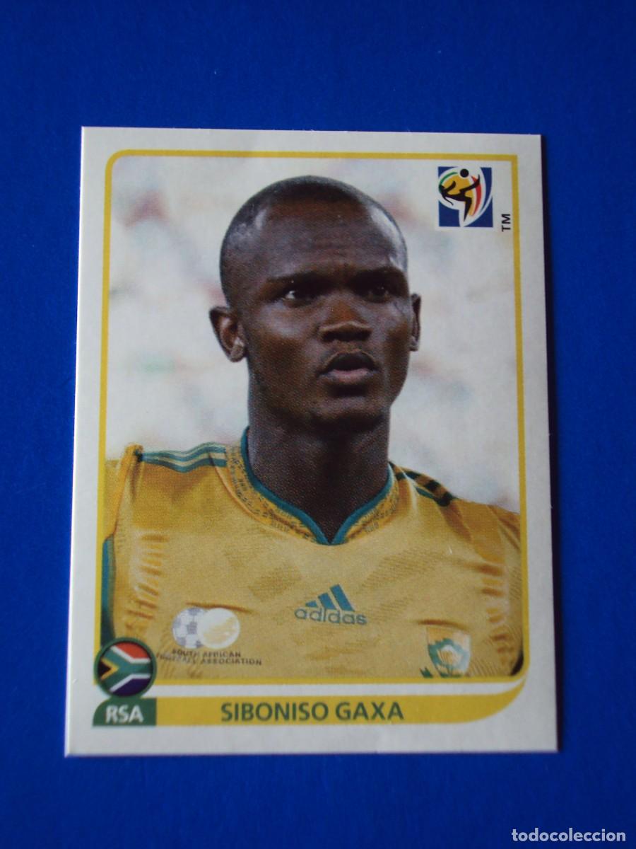 Cromos de F&uacute;tbol: 33 SIBONISO GAXA SOUTH AFRICA MUNDIAL FUTBOL SOUTH AFRICA 2010 FIFA WORLD CUP PANINI CROMO NUEVO