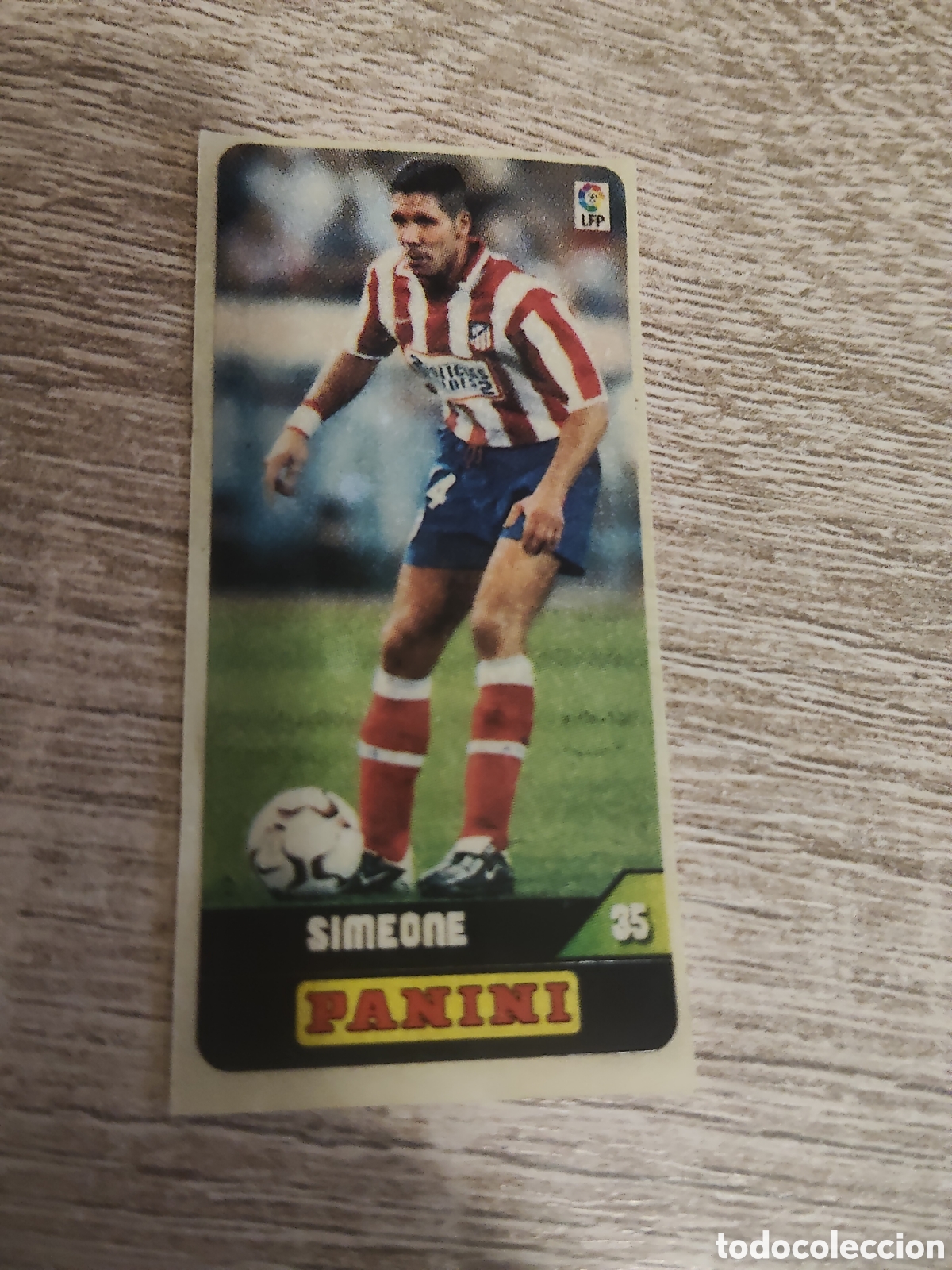 Figurine di Calcio: Panini chicle liga 2003 2004 03 04 35 Simeone Atl&eacute;tico de Madrid