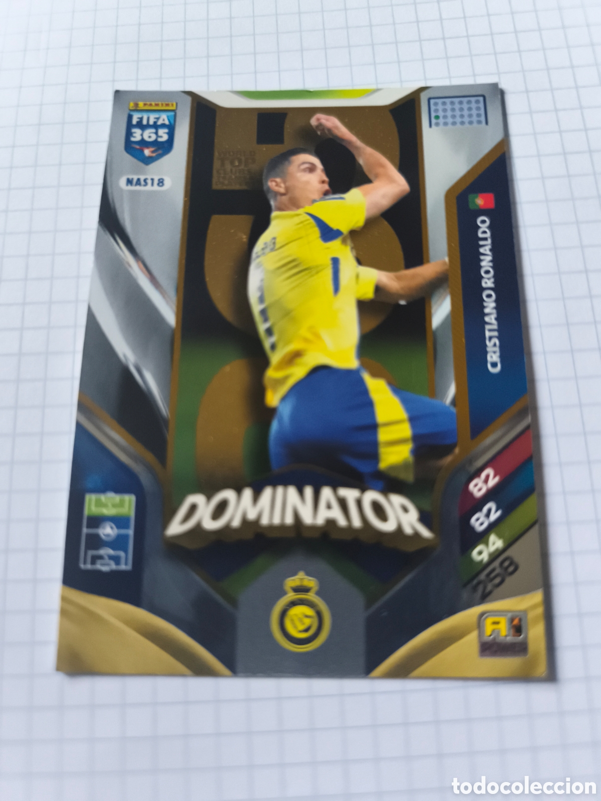 Cromos de F&uacute;tbol: Cristiano Ronaldo Dominator Nas18