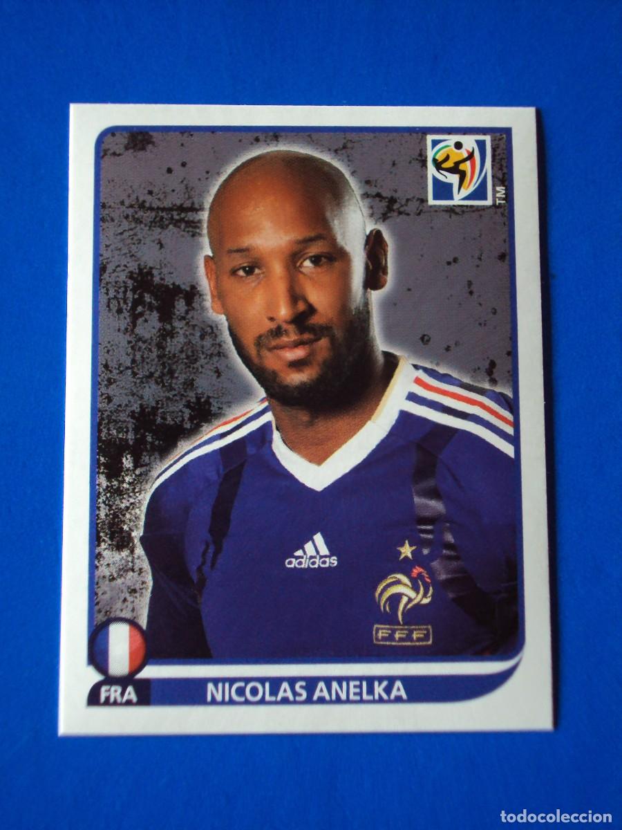 Cartes &agrave; collectionner de Football: 102 NICOLAS ANELKA FRANCIA MUNDIAL FUTBOL SOUTH AFRICA 2010 FIFA WORLD CUP PANINI CROMO NUEVO