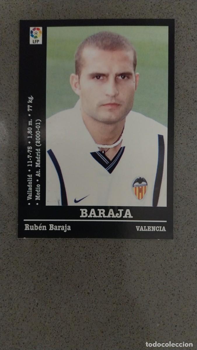 Cromos de F&uacute;tbol: BARAJA VALENCIA C. F. 45A PANINI LIGA 2000 - 2001 00 01 NUNCA PEGADO SIN PEGAR