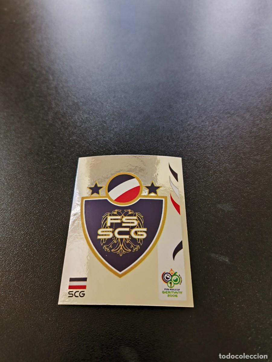 Cromos de F&uacute;tbol: 208 ESCUDO EMBLEMA SERBIA SIN PEGAR PANINI FIFA WORLD CUP MUNDIAL ALEMANIA 2006