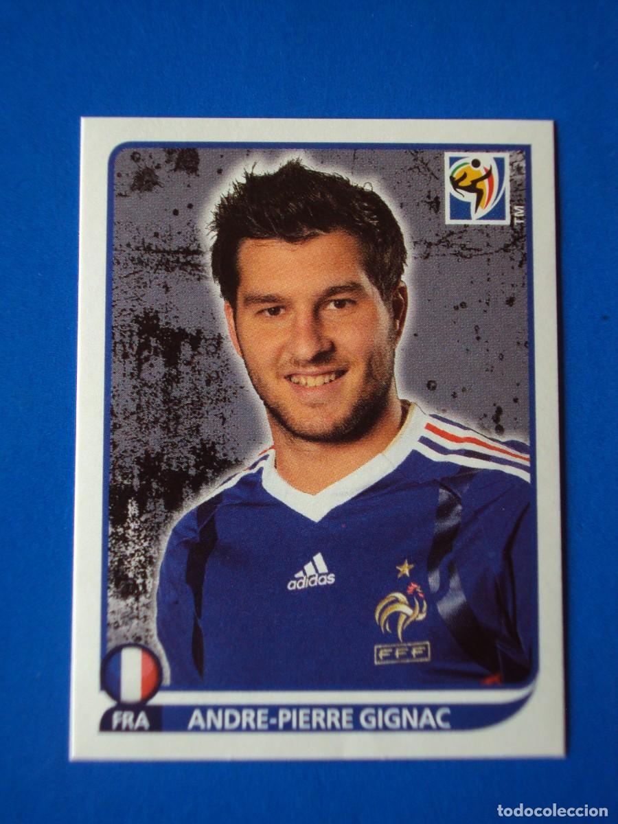Cromos de F&uacute;tbol: 105 ANDRE-PIERRE GIGNAC FRANCIA MUNDIAL FUTBOL SOUTH AFRICA 2010 FIFA WORLD CUP PANINI CROMO NUEVO