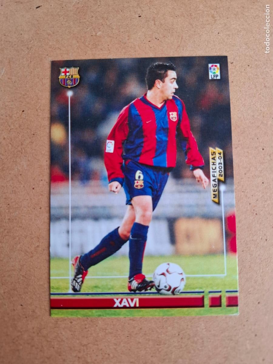 Fu&szlig;ball-Sticker: MEGAFICHAS 2003 2004 03 04 - PANINI - 65 XAVI - FC. BARCELONA (CM)