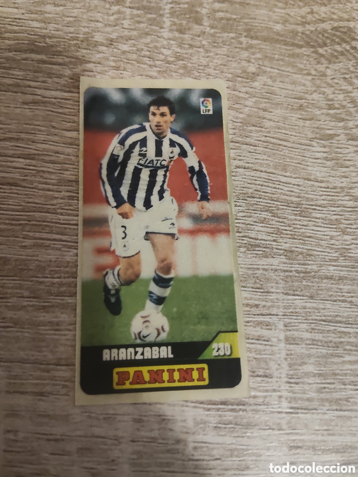 Fu&szlig;ball-Sticker: Panini chicle liga 2003 2004 03 04 230 Aranzabal Real Sociedad