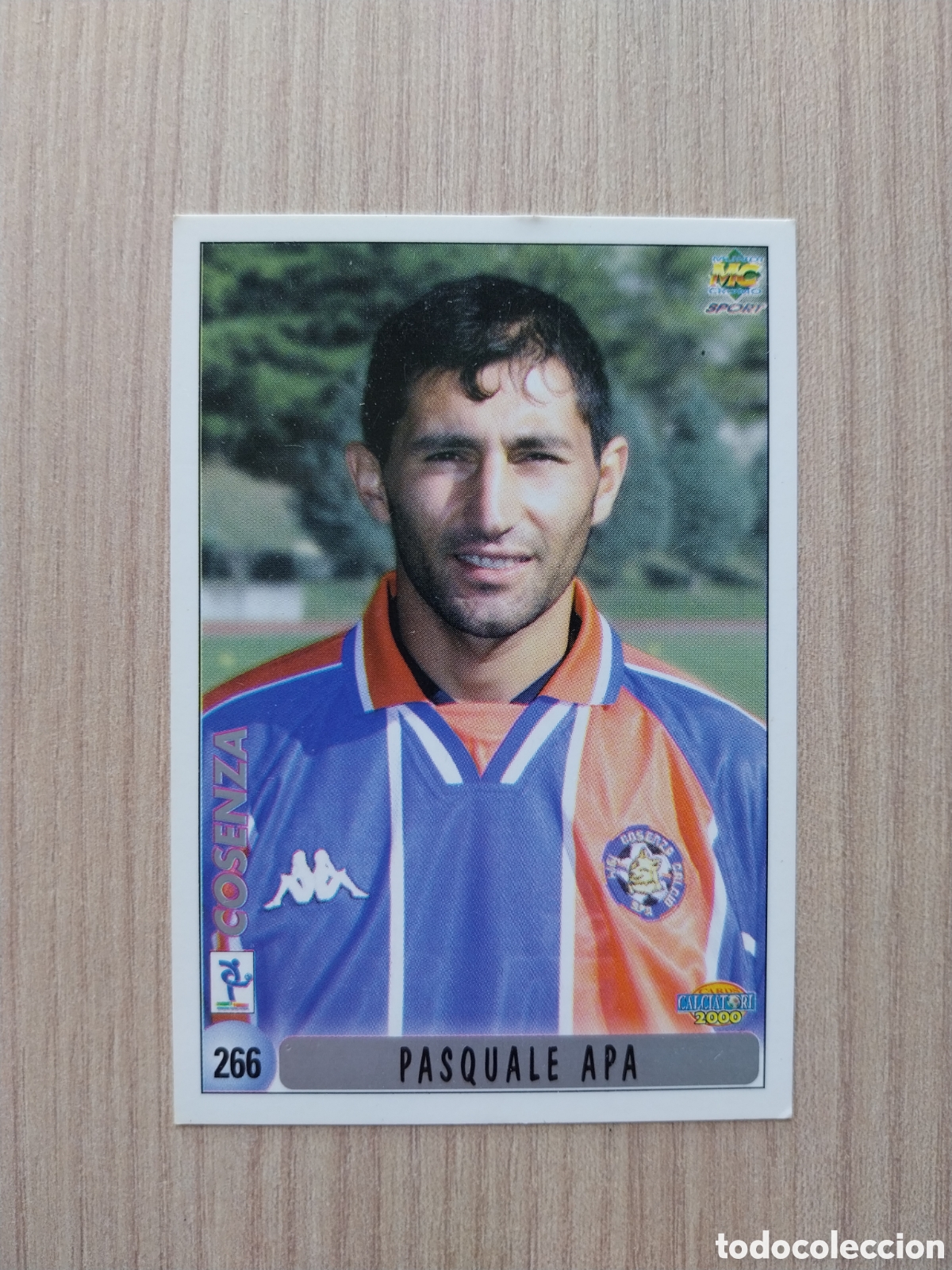 Cromos de F&uacute;tbol: PASQUALE APA ARMANDO PANTANELLI N&deg; 266 CALCIATORI 1999 2000 99 00 COSENZA MUNDICROMO ITALIA F&Uacute;TBOL