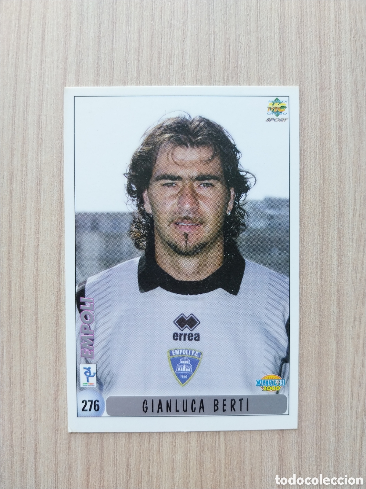 Cartes &agrave; collectionner de Football: GIANLUCA BERTI ROBERTO MIRRI N&deg; 276 CALCIATORI 1999 2000 99 00 EMPOLI MUNDICROMO ITALIA F&Uacute;TBOL