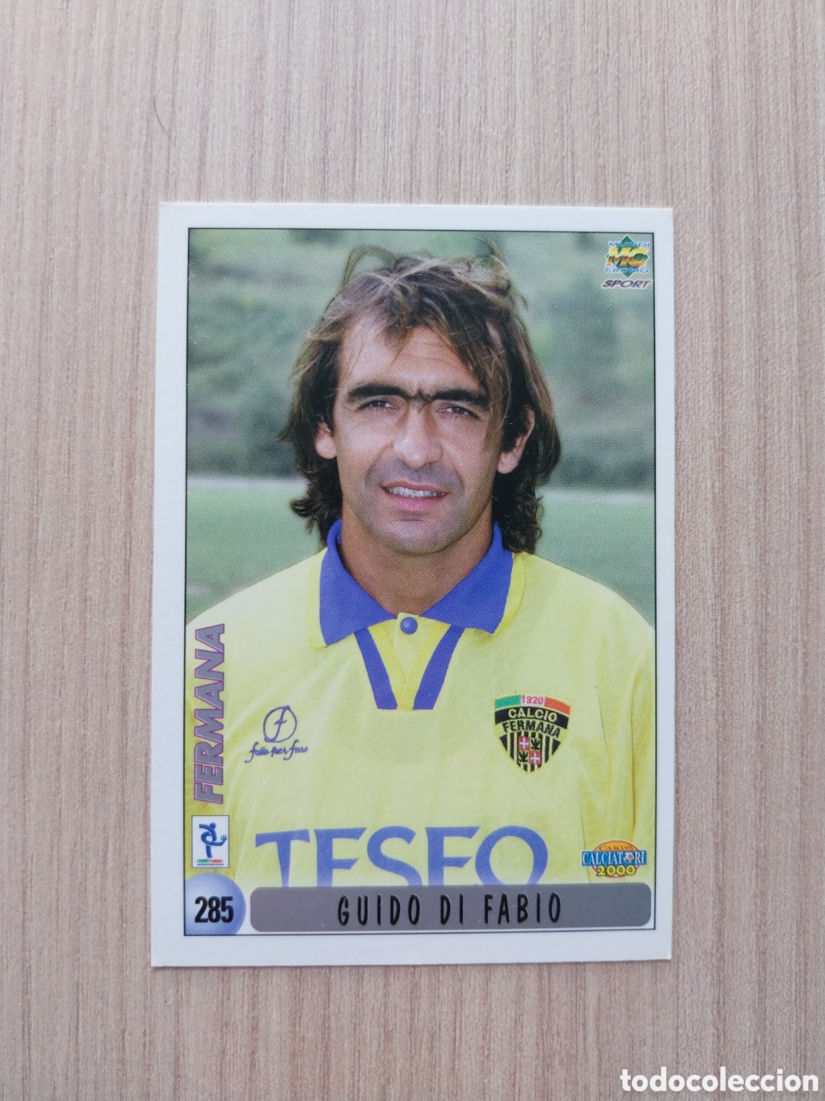Cartes &agrave; collectionner de Football: GUIDO DI FABIO MASSIMO PERRA N&deg; 285 CALCIATORI 1999 2000 99 00 FERMANA MUNDICROMO ITALIA F&Uacute;TBOL