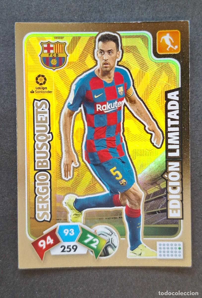 Fu&szlig;ball-Sticker: L1 SERGIO BUSQUETS F. C. BARCELONA EDICION LIMITADA PANINI ADRENALYN XL LIGA 2019/20 19 20