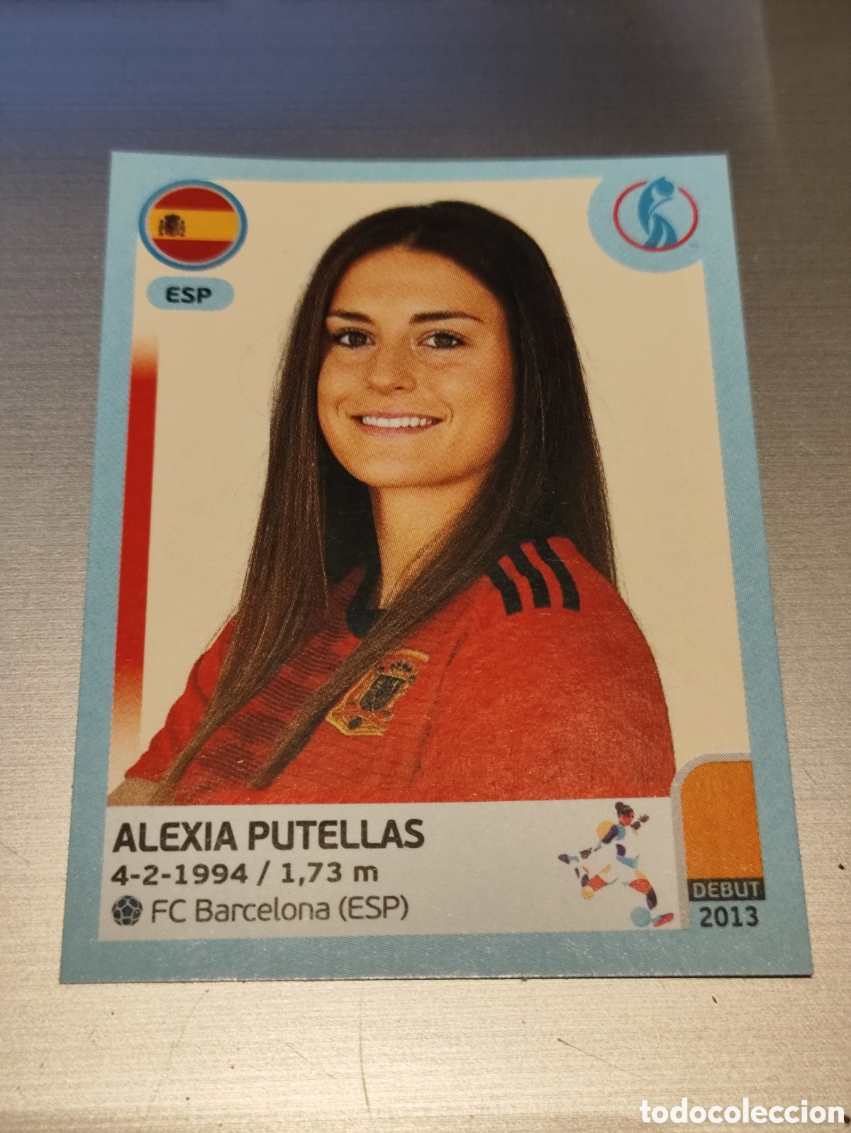 Football Stickers: Cromo Alexia Putellas Espa&ntilde;a 171 Women's Euro England 2022 Panini
